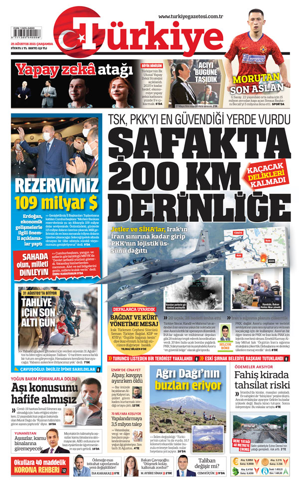 Kuzey Irak’ta 200 km derinliğe inildi