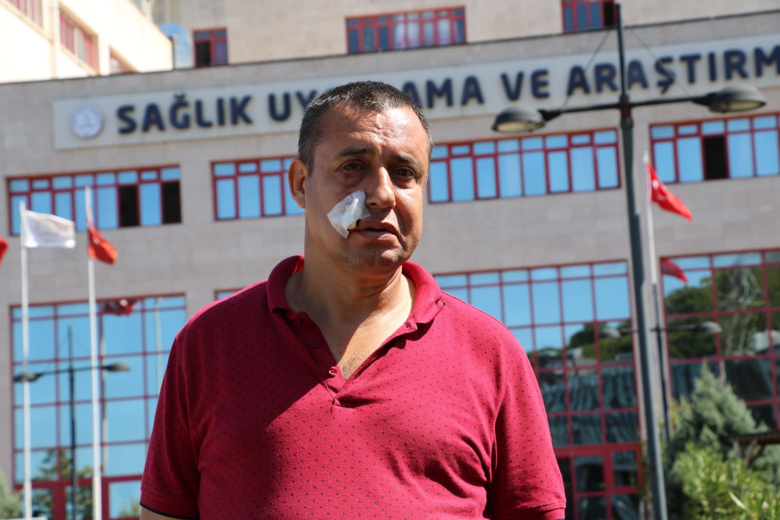 Terörle mücadele gazisine asfalt dayağı