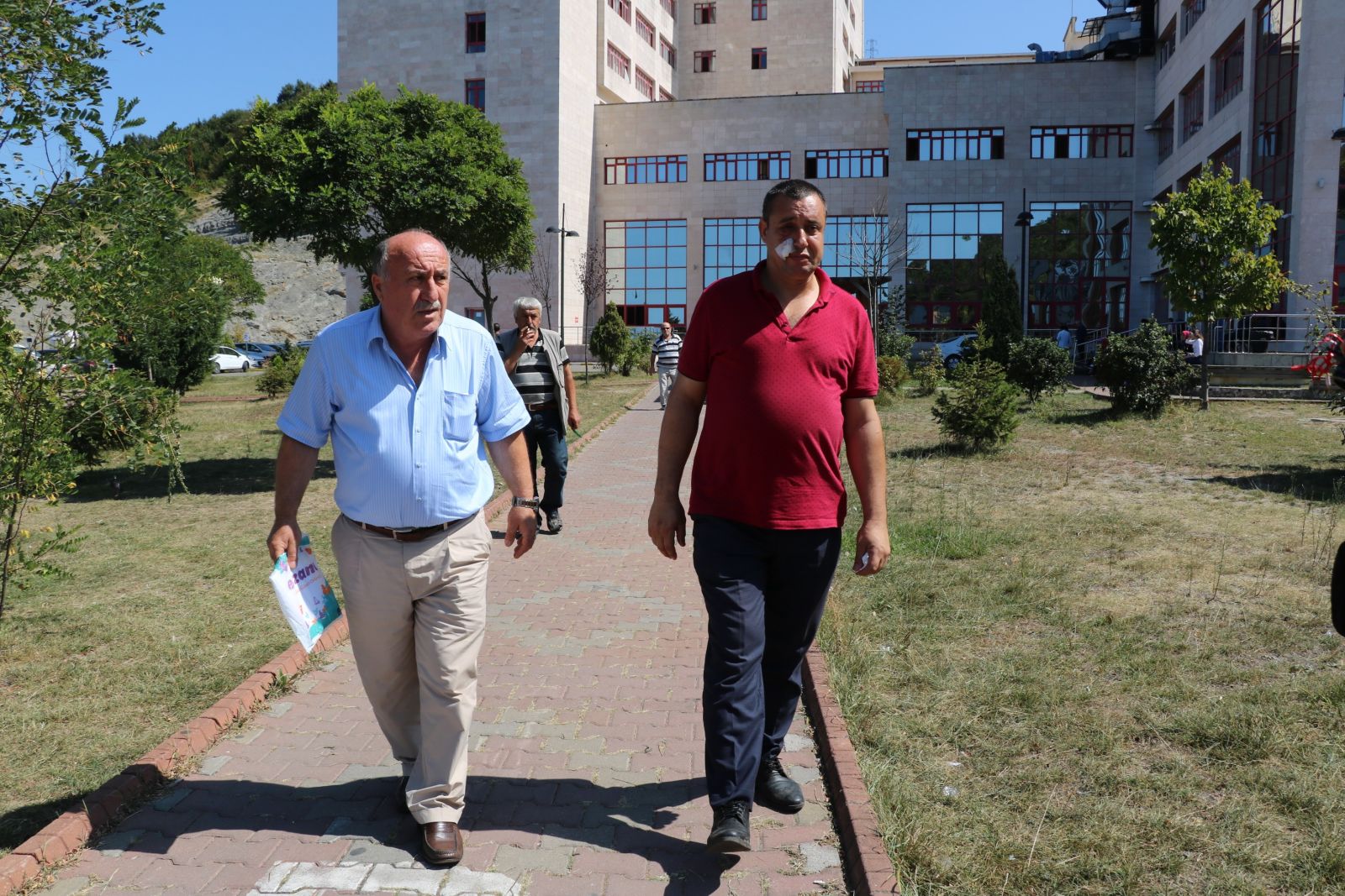 Terörle mücadele gazisine asfalt dayağı