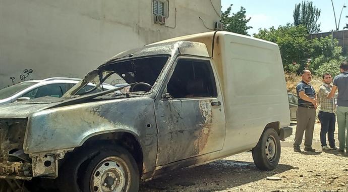 Gaziantep'de 3 otomobil alev aldı