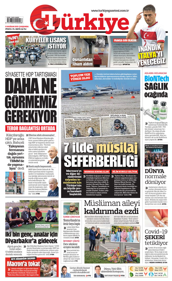 7 ilde müsilaj seferberliği