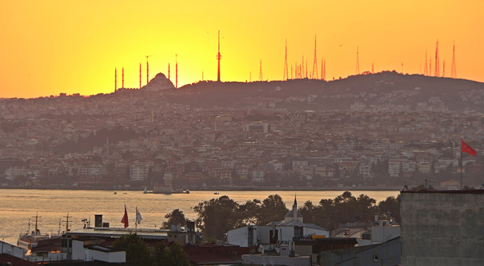 İstanbul'da kartpostallık görüntüler