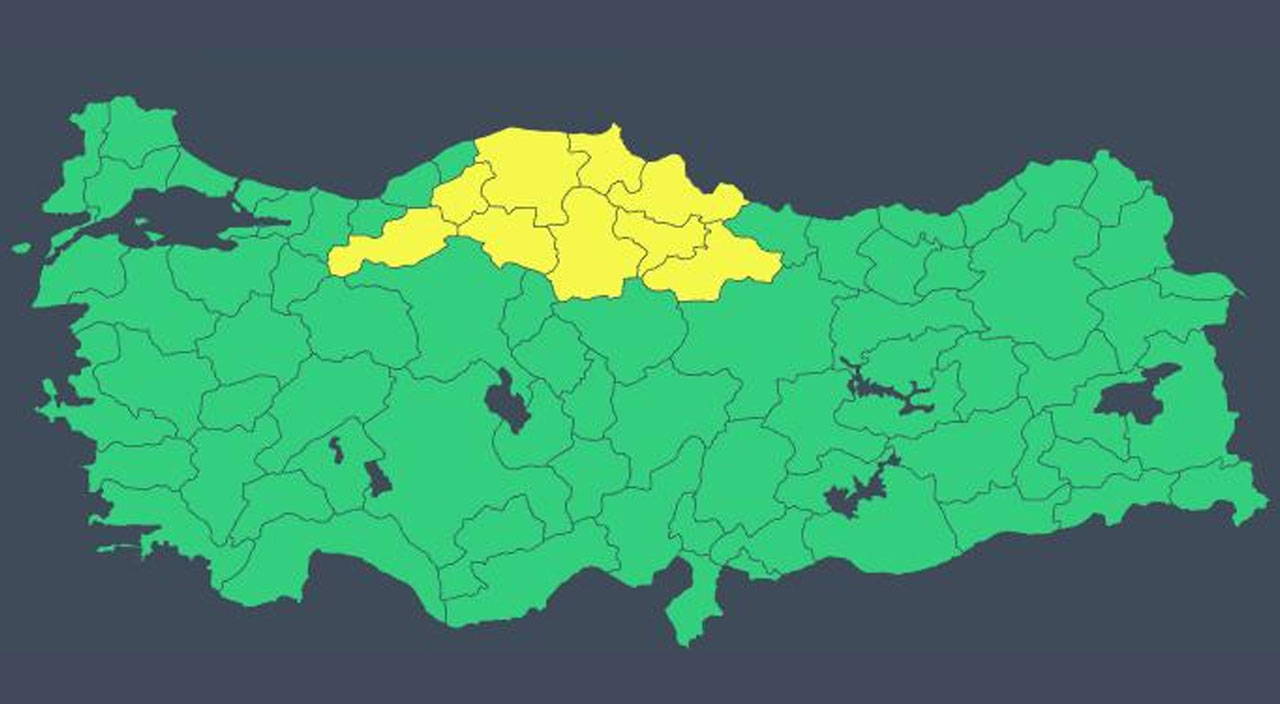 Meteoroloji'den 9 kente 