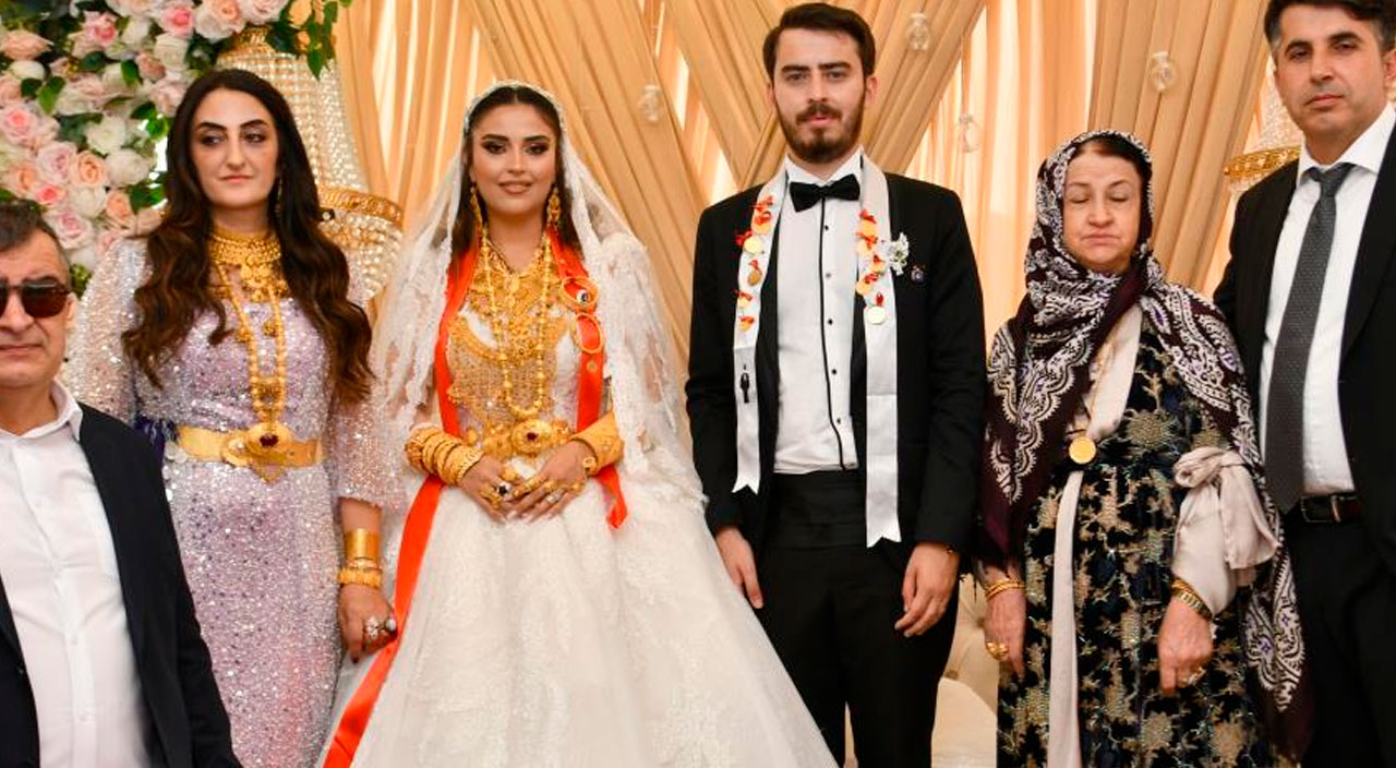 2 gün 2 gece devam etti gelin altınların ağırlığından halay çekemedi
