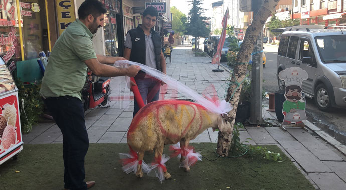 Kars’ta gelin adayına 