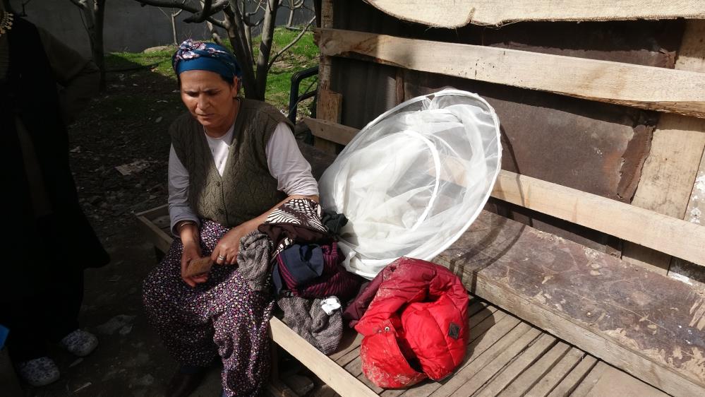 Evi yandı, gelinliğini giyemedi