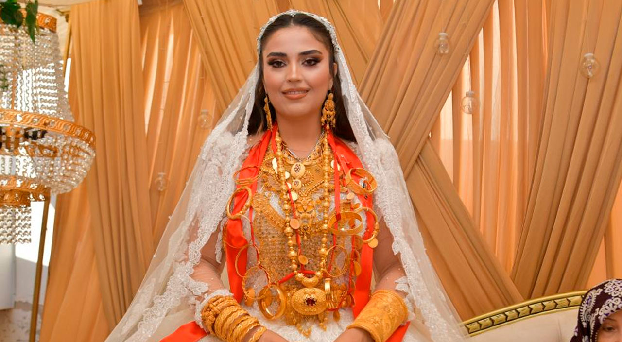 2 gün 2 gece devam etti gelin altınların ağırlığından halay çekemedi