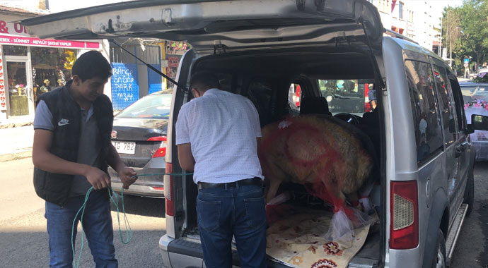 Kars’ta gelin adayına 