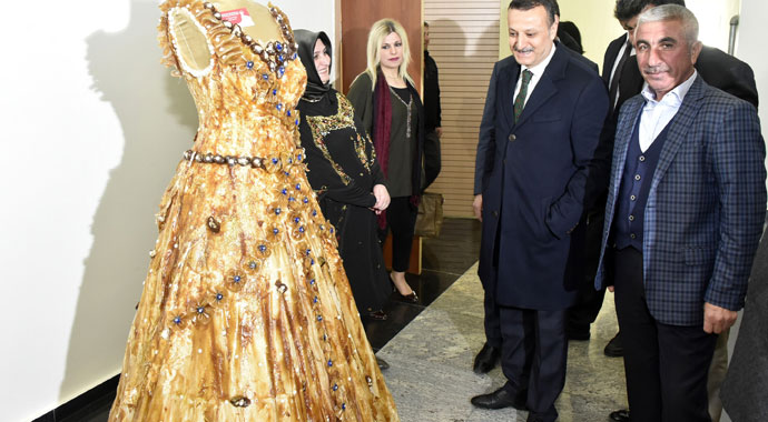 Bu gelinliğin başka bir benzeri yok