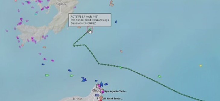 Yunan botları Türk gemisine ateş açtı