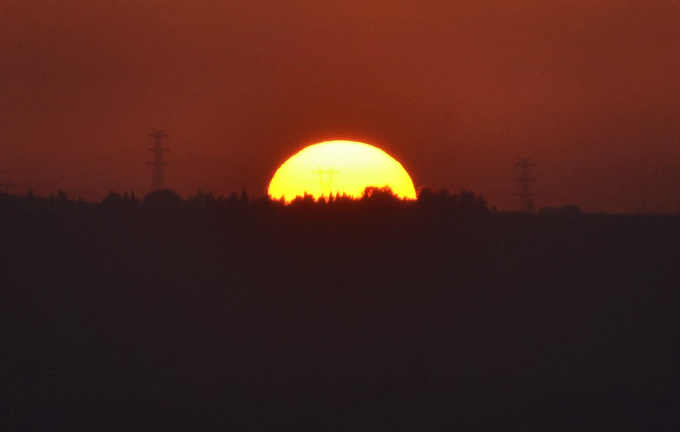 Tekirdağ’da gün batımında kartpostallık görüntüler oluştu