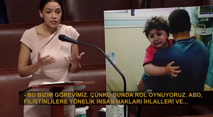 ABD kongre üyeleri Filistin zulmüne sessiz kalmadı