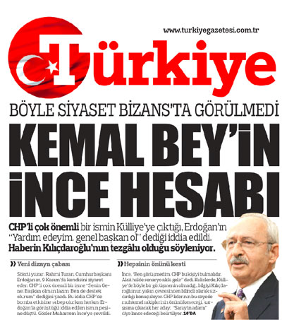 Manşetimiz doğrulandı