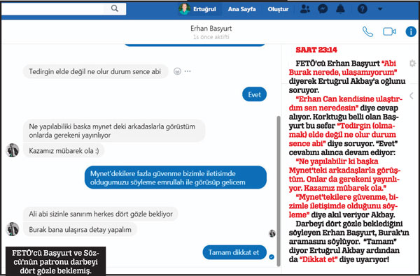 İşte 15 Temmuz'da FETÖ Sözcü ittifakının belgeleri