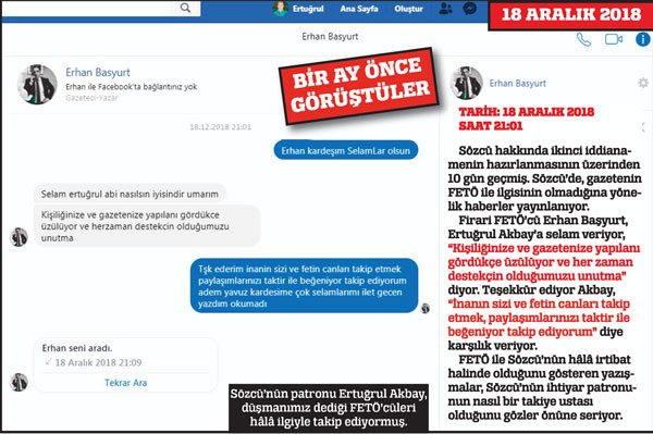 İşte 15 Temmuz'da FETÖ Sözcü ittifakının belgeleri