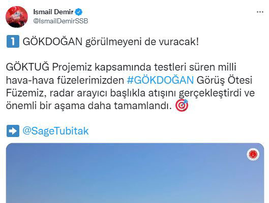 Milli imkanlarla geliştirildi! Gökdoğan'da bir aşama daha tamam: Artık görülmeyeni de vuracak Milli imkanlarla geliştirildi! Gökdoğan'da bir aşama daha tamam: Artık görülmeyeni de vuracak