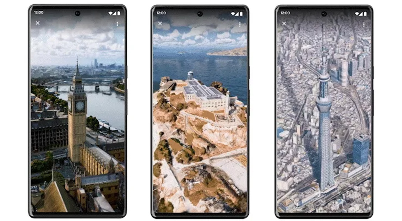 Gitmeden de görmüş olun: Google Haritalar artık üç boyutlu Gitmeden de görmüş olun: Google Haritalar artık üç boyutlu