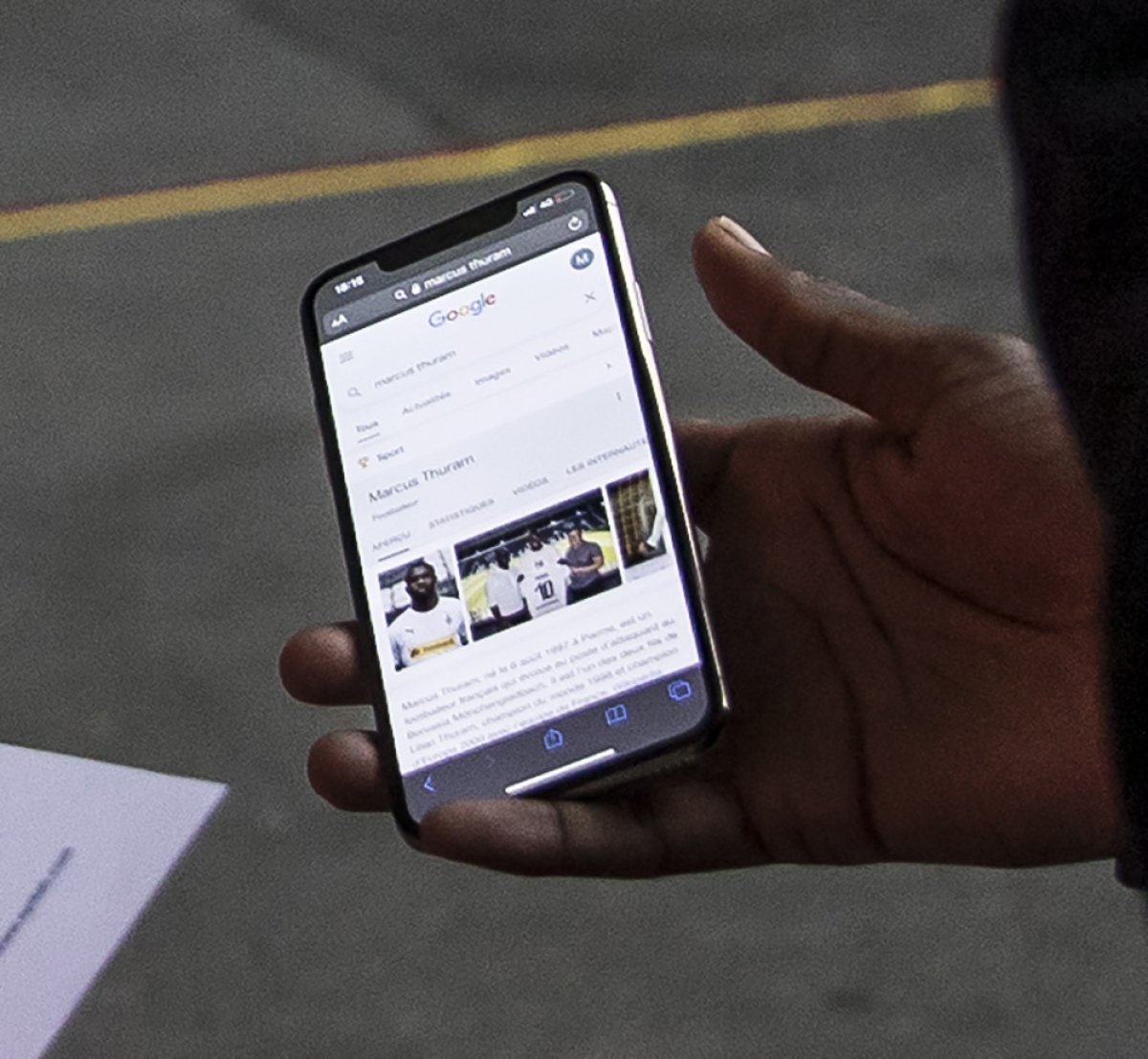 Marcus Thuram'dan kimlik soran güvenliğe Google çözümü