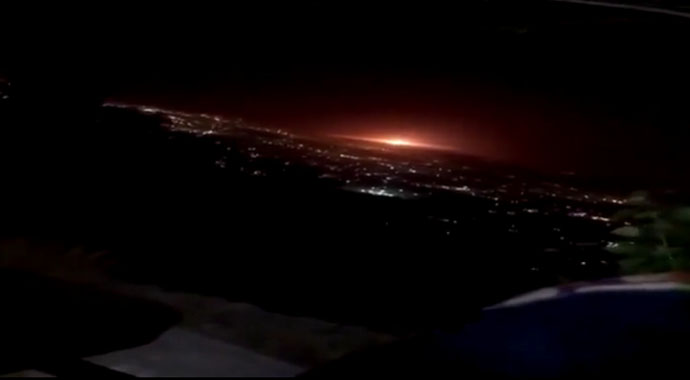 Tahran'da gaz deposunda patlama