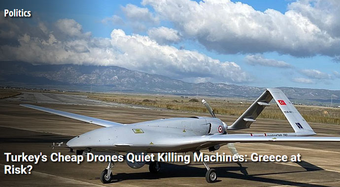 Yunanistan Bayraktar TB2'yi manşete taşıdı: Ucuz ve ölümcül