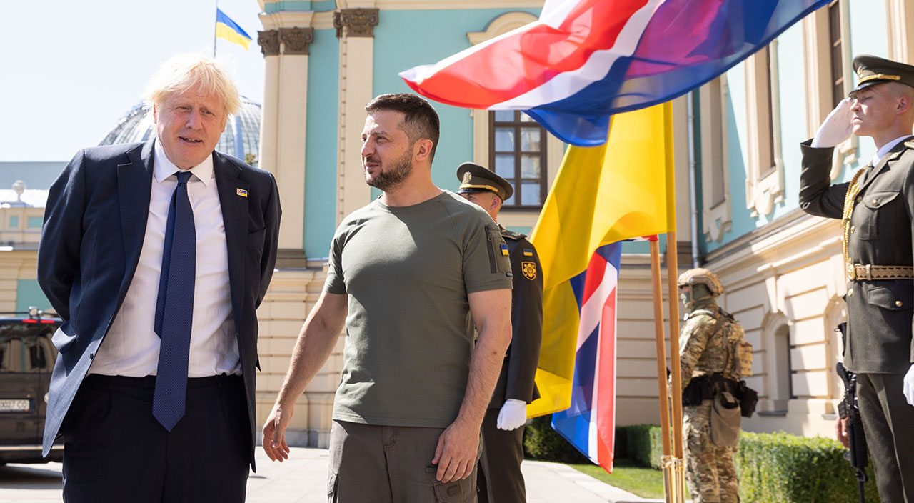 İngiltere Başbakanı Johnson’dan Kiev’e sürpriz ziyaret! Yeni yardım paketi geliyor