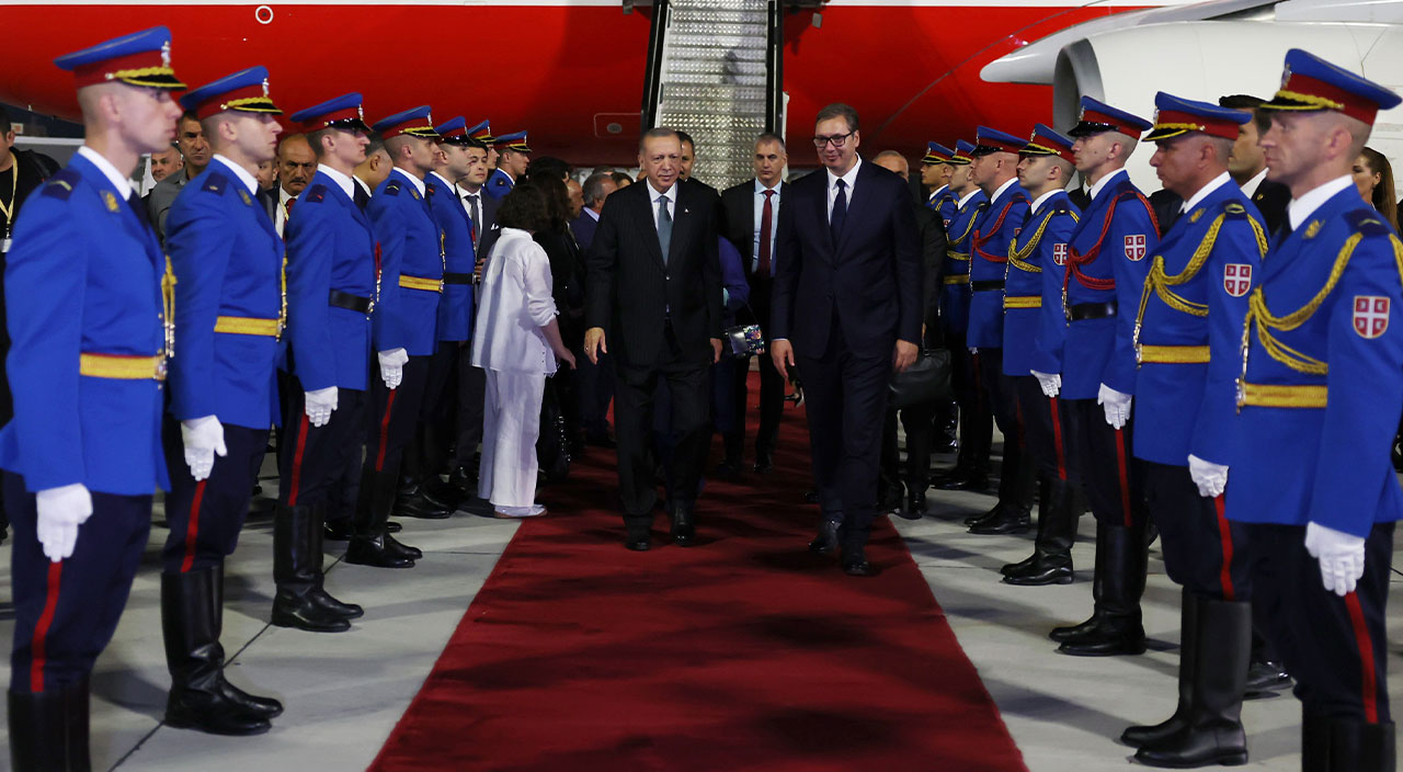 Cumhurbaşkanı Erdoğan, Balkan turundaki ikinci durağı Sırbistan'da Cumhurbaşkanı Erdoğan, Balkan turundaki ikinci durağı Sırbistan'da