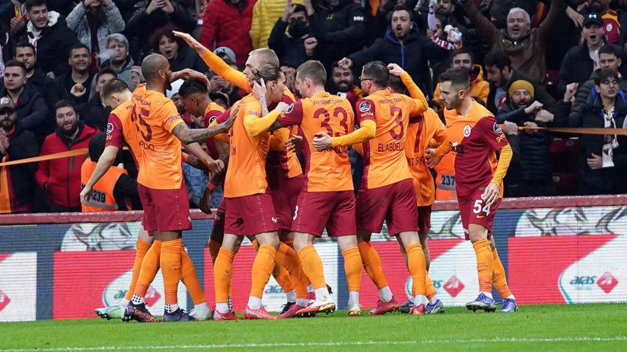 Galatasaray sahasında kazandı: Aslan'dan bol gollü galibiyet