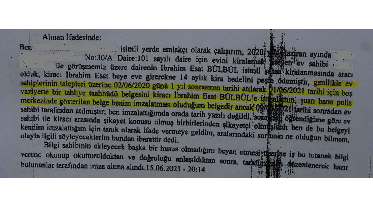 Ev sahibinin 'sözleşme' oyunu kiracısının başını yaktı