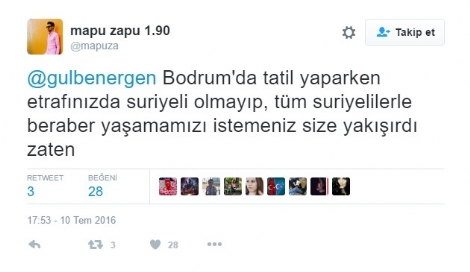 Gülben Ergen'in Suriyelilerle ilgili mesajına büyük tepki