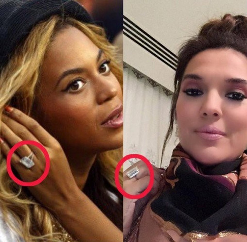 Gülşen’in doğum hediyesi Beyonce yüzüğü