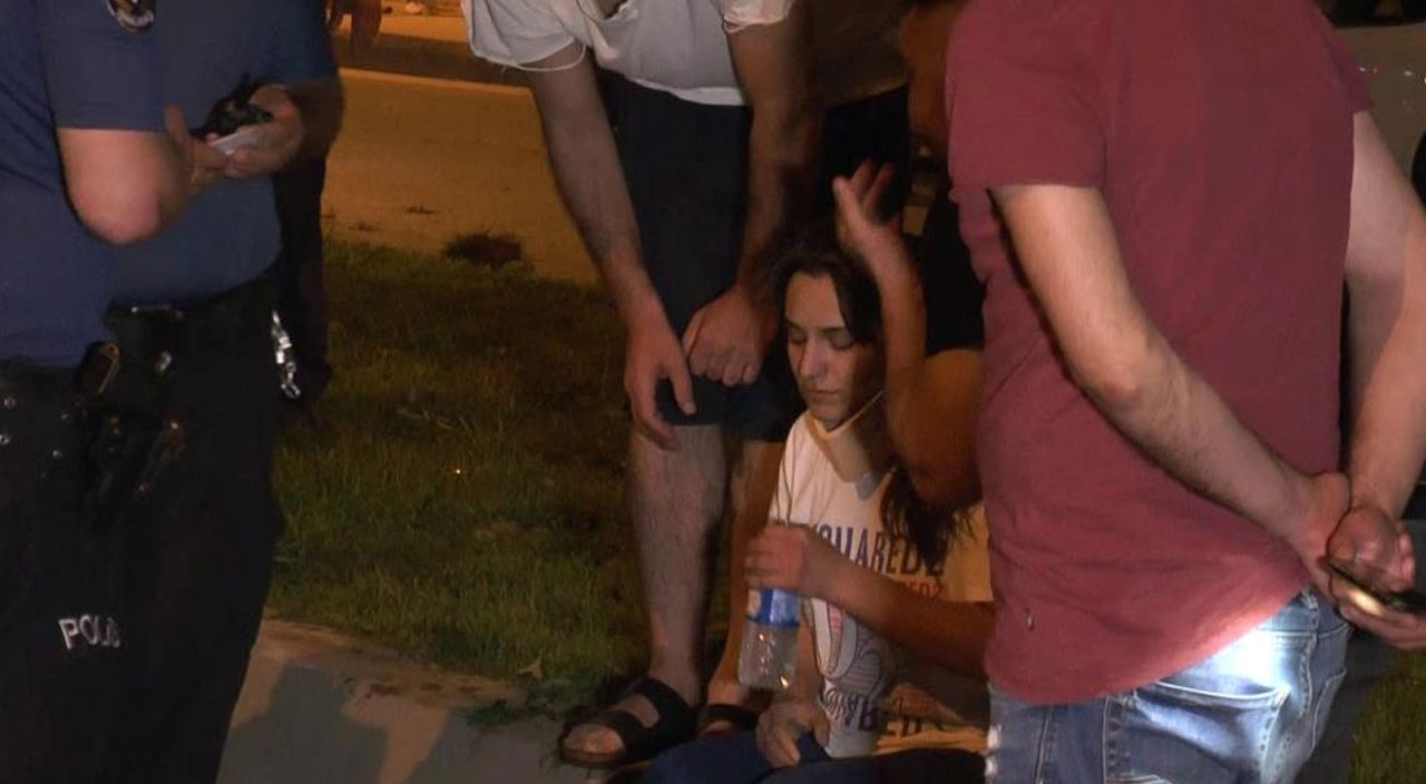 Korkunç kaza! Kontrolden çıkan otomobil takla attı: 1'i ağır 2 yaralı Korkunç kaza! Kontrolden çıkan otomobil takla attı: 1'i ağır 2 yaralı