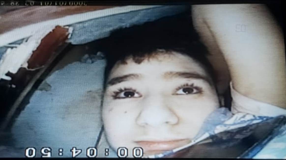 10 saat sonra kurtarılan Günay’ın enkaz altındaki görüntüleri ortaya çıktı
