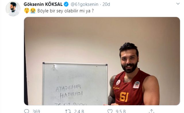 Göksenin Köksal'dan maç sonu Ozan Tufan'a gönderme