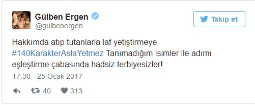 Gülben Ergen isyan etti!