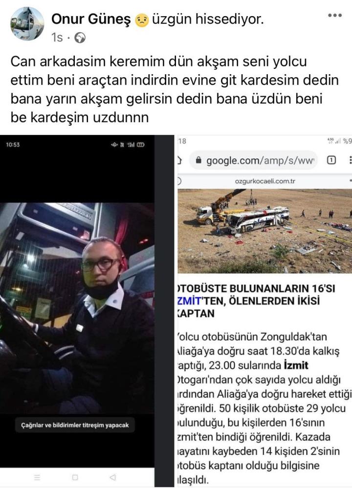 15 kişinin öldüğü kazada dikkat çeken şoför detayı!