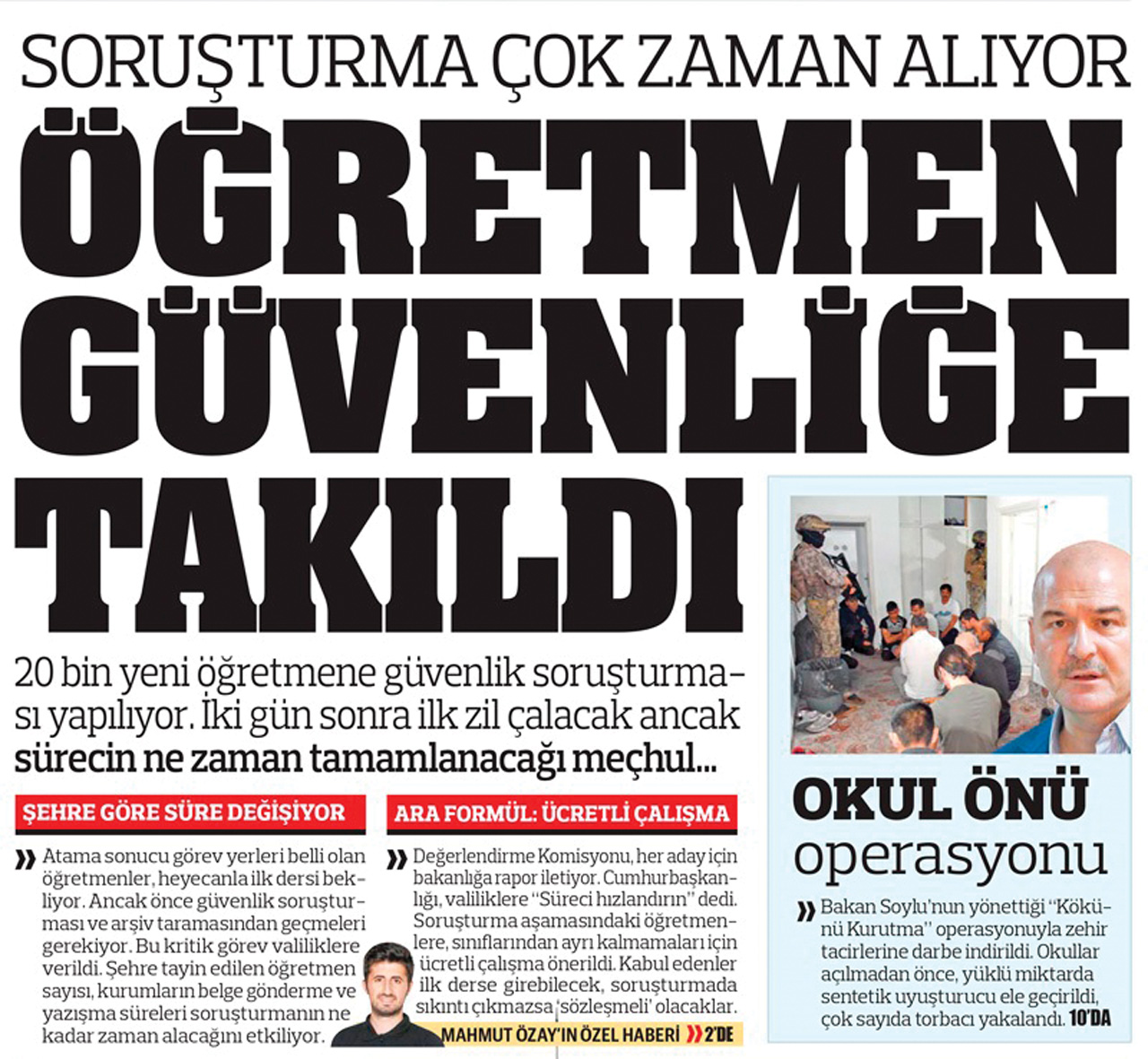 Gündeme getirmiştik: Soruşturmalar bitti