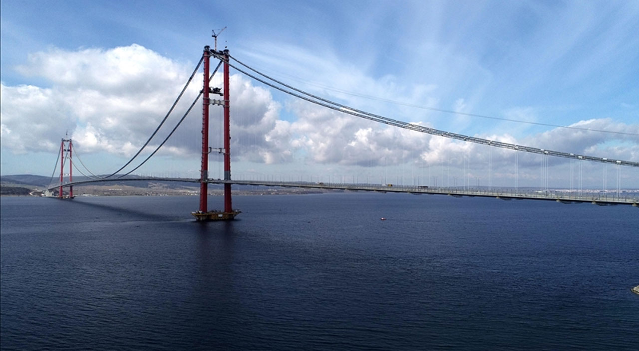 Boğazın iki yakası birleşecek! 1915 Çanakkale Boğazı Köprüsü'nde sona yaklaşıldı