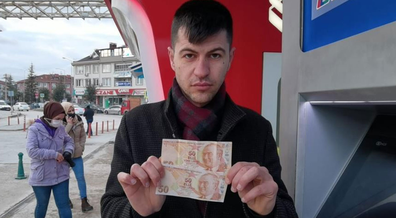 ATM’den çektiği parayı internetten bin katına satışa çıkardı