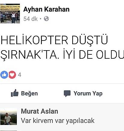 Şehitlere hakaret eden hain yakalandı