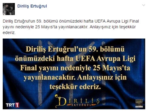 Diriliş Ertuğrul hayranlarına kötü haber