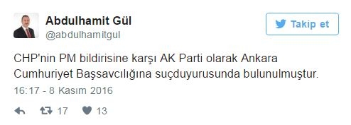 Erdoğan ve AK Parti'den, CHP hakkında suç duyurusu