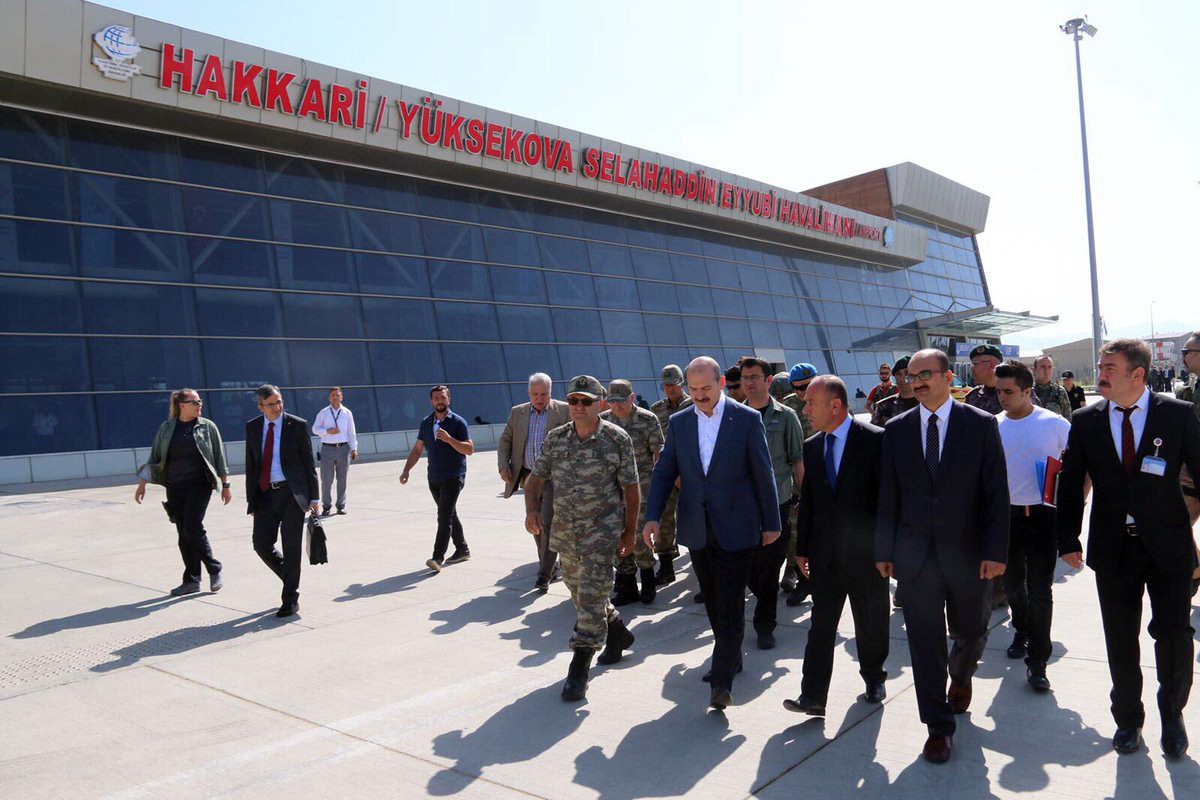 İçişleri Bakanı Süleyman Soylu Yüksekova'da