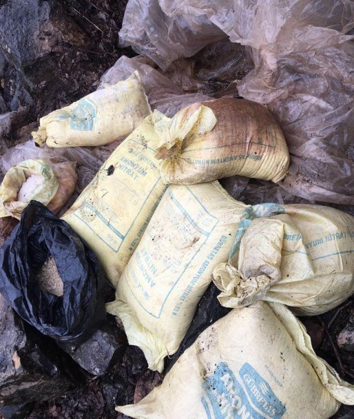 Hakkari'de 1 ton 280 kilo amonyum nitrat ele geçirildi