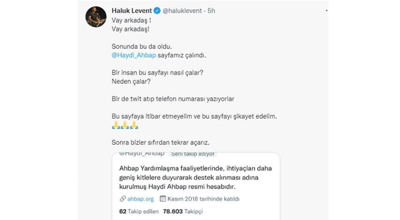 Haluk Levent’in başı dertte! Fidye olarak kripto para istiyorlar… Ünlü şarkıcı “Bunlar net çete” diyerek isyan etti, mesajları tek tek paylaştı
