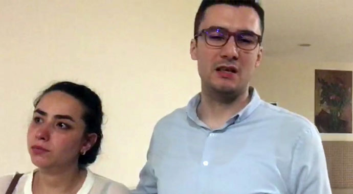 Magandaların saldırısına uğrayan hamile kadın tahliye kararı sonrası gözyaşı döktü