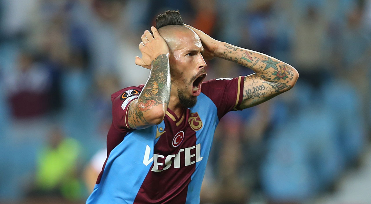 Uçan kafa Marek Hamsik! Slovak yıldız golle döndü