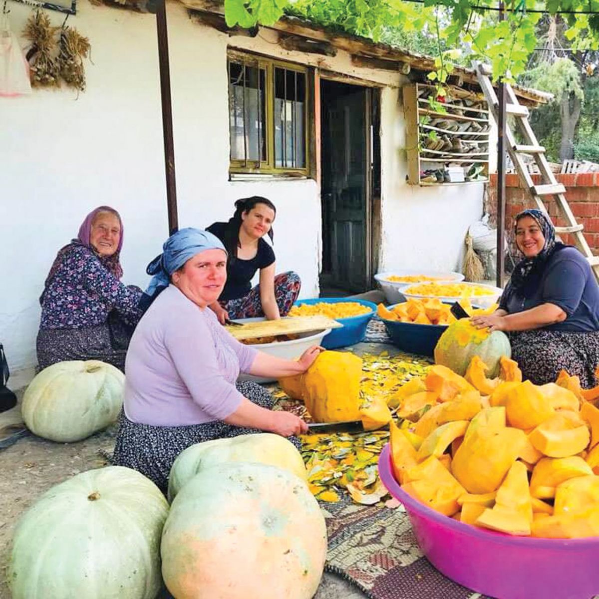 Tarladan mutfağa her aşamada kadın gücü