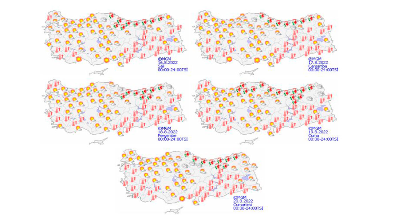 Meteoroloji açıkladı: Batı kavrulacak, Karadeniz yağmura teslim