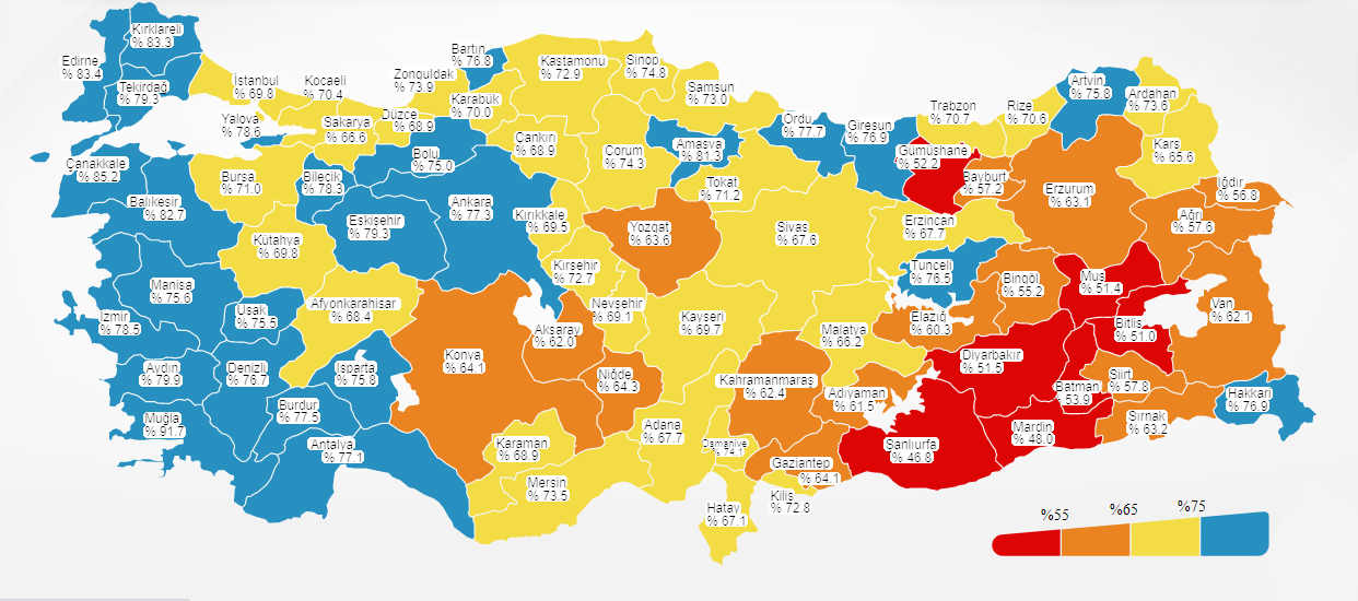 Bakan Koca açıkladı! Mavi il sayısı 26'ya yükseldi