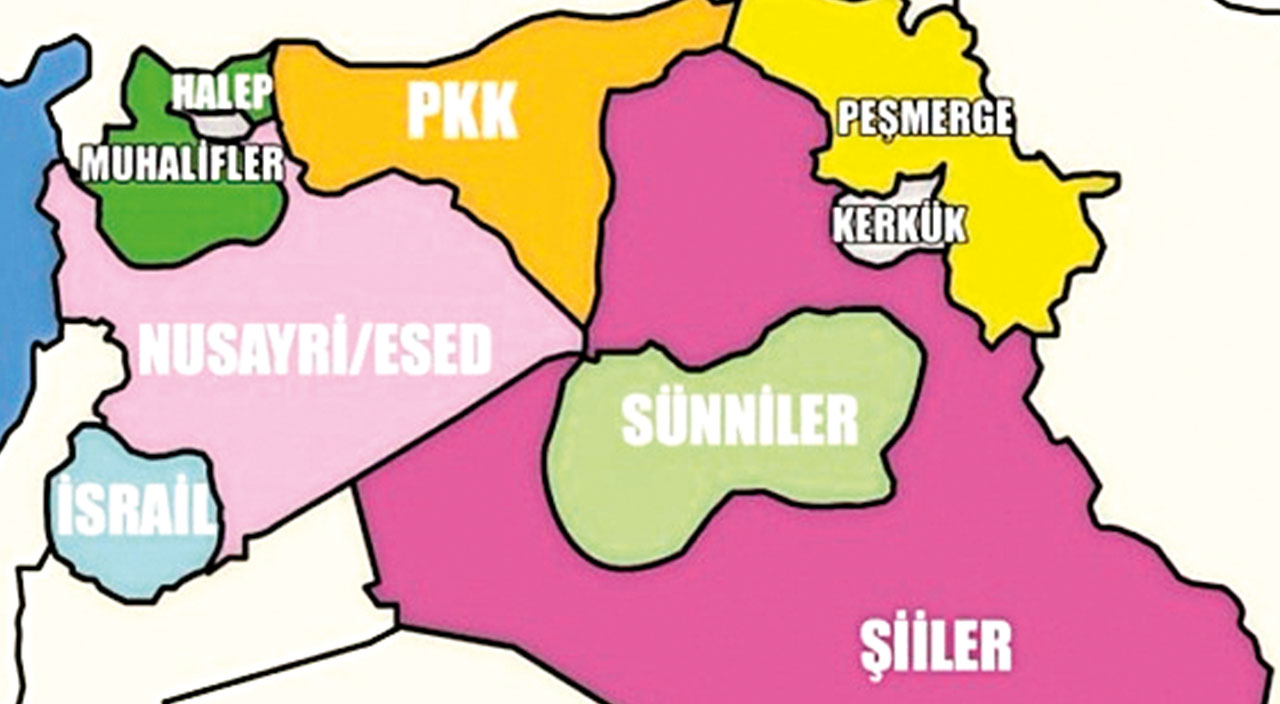 Hedef Suriye ve Irak'ı yedi parçaya bölmek! 'Garson devletler' kurmak istiyorlar